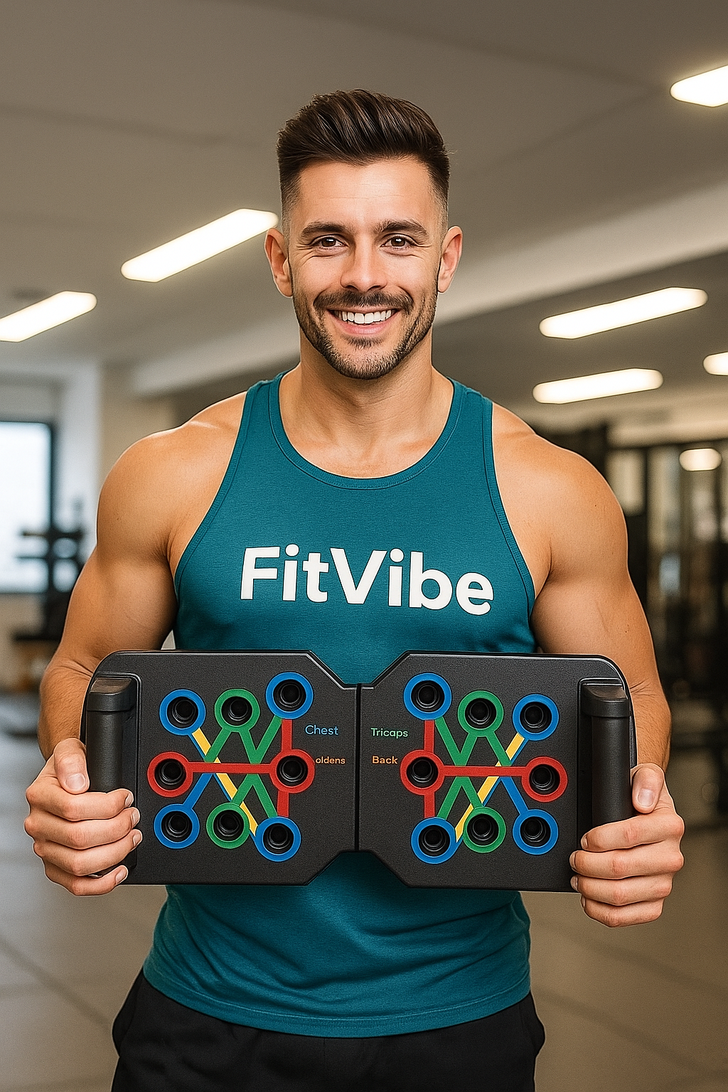FitVibe UltraPush לוח שכיבות שמיכה