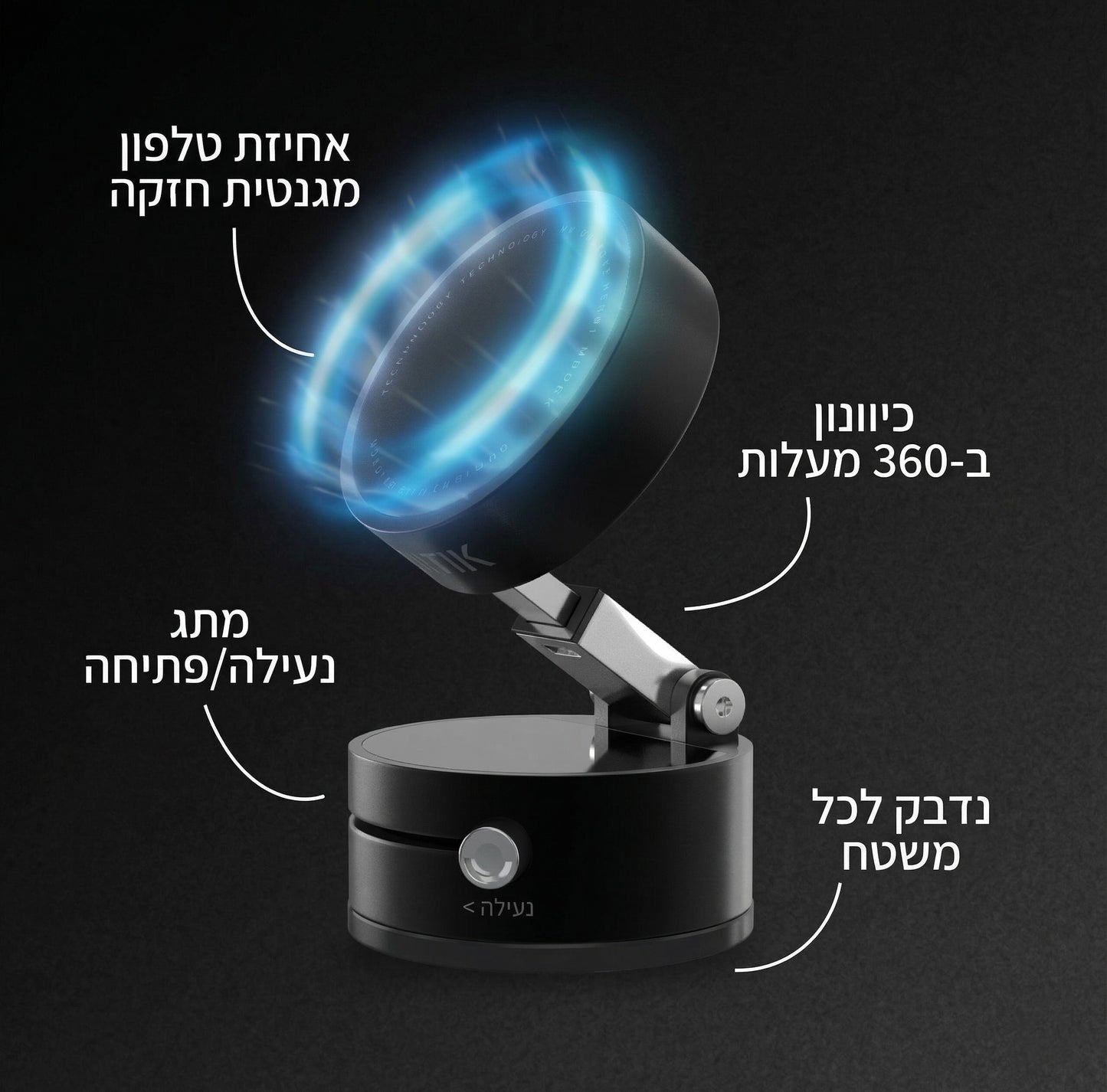 AnyGrip - מעמד הטלפון היחיד שתצטרך