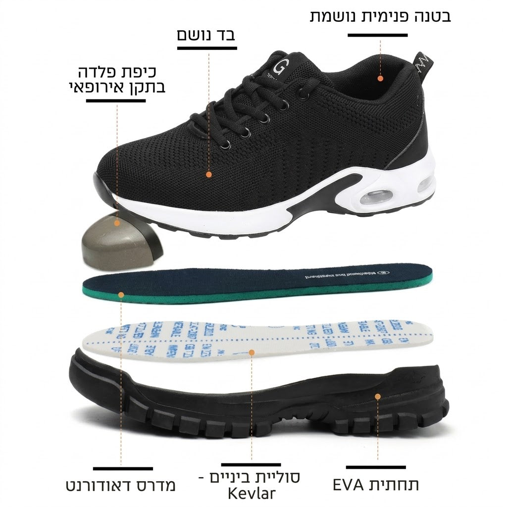 נעלי עבודה בטיחותיות